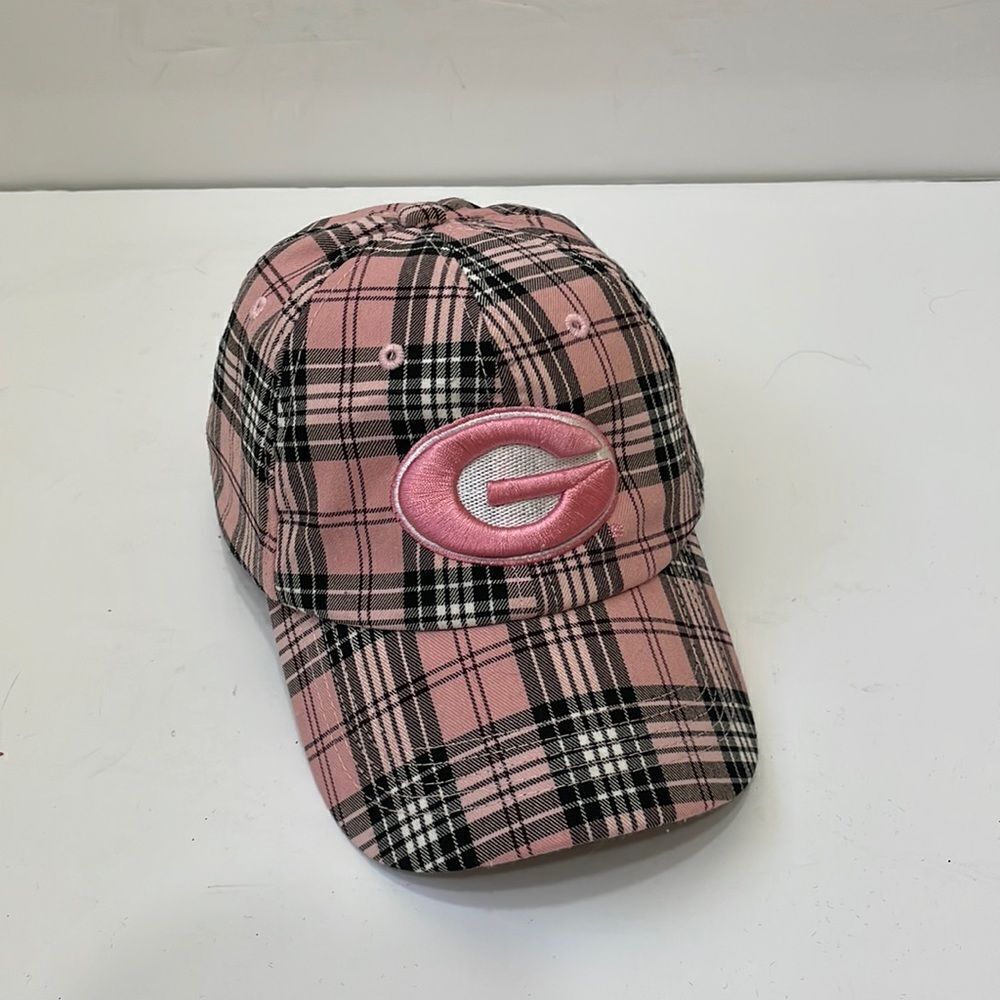TOP OF THE WORLD GEORGIA‎ BULLDOGS HAT IN PINK PLAID